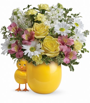 Teleflora's Sweet Peep Bouquet - Baby Pink